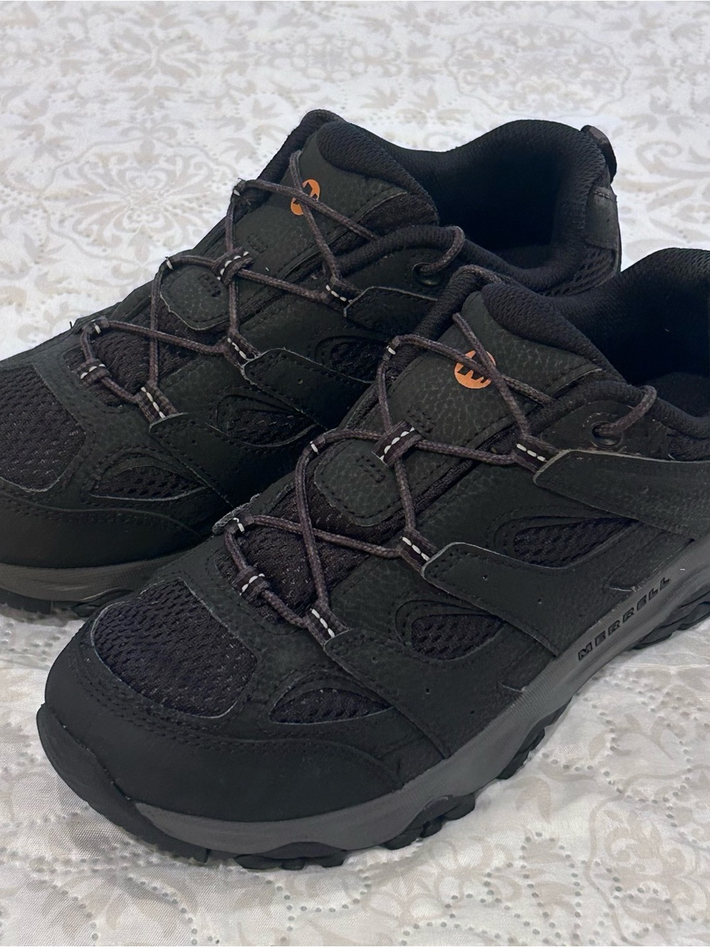 Merrell Women's Moab Low Hiking Trails Walking Black Shoes EU 37 US 6M MK265707